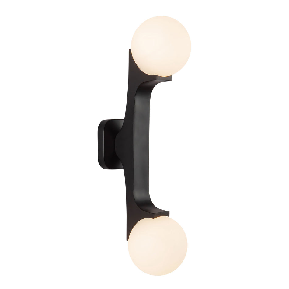 Briar 22-in Black Wall Sconce