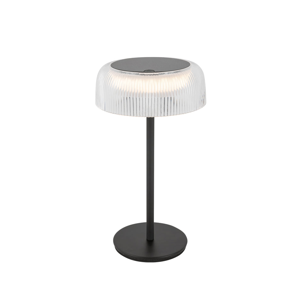 Brilla 6-in Black LED Table Lamp by KUZCO