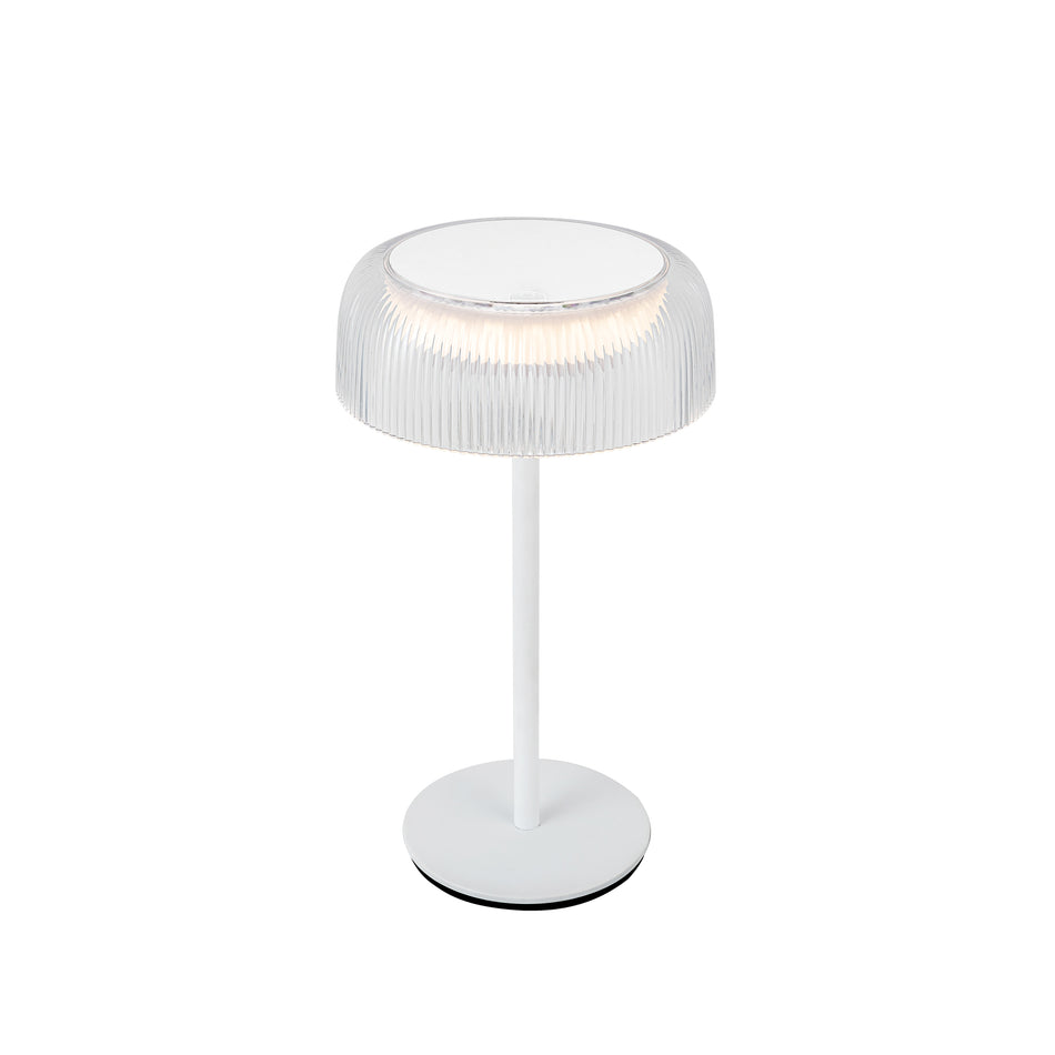 Brilla 6-in White LED Table Lamp by KUZCO
