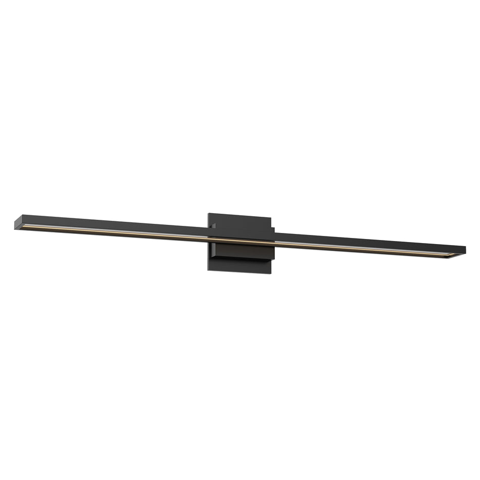Brio 36-in Black LED Vanity by KUZCO