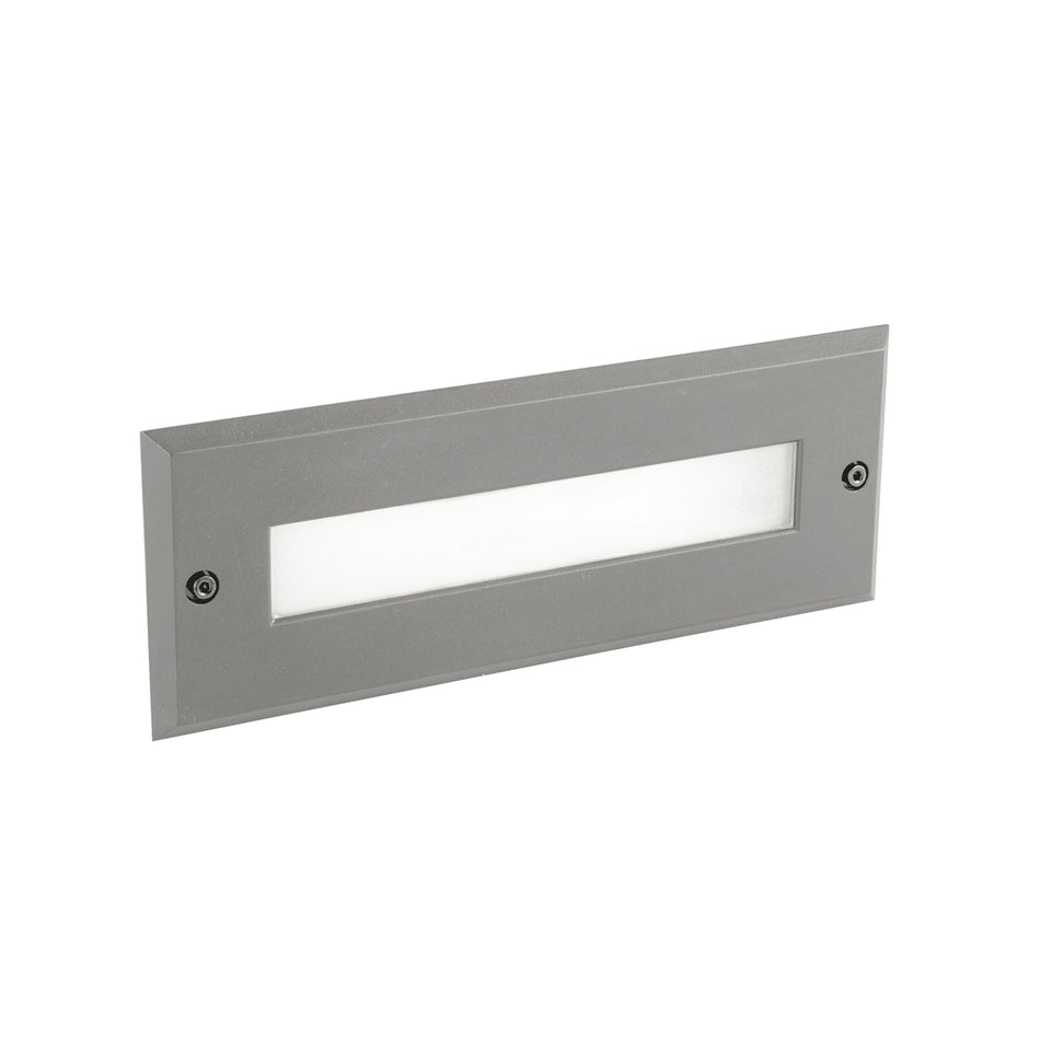 Bristol 10-in Gray LED Exterior Wall/Step Lights by KUZCO