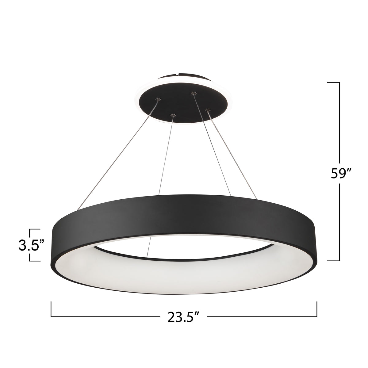 Lazio Collection Integrated LED Chandelier