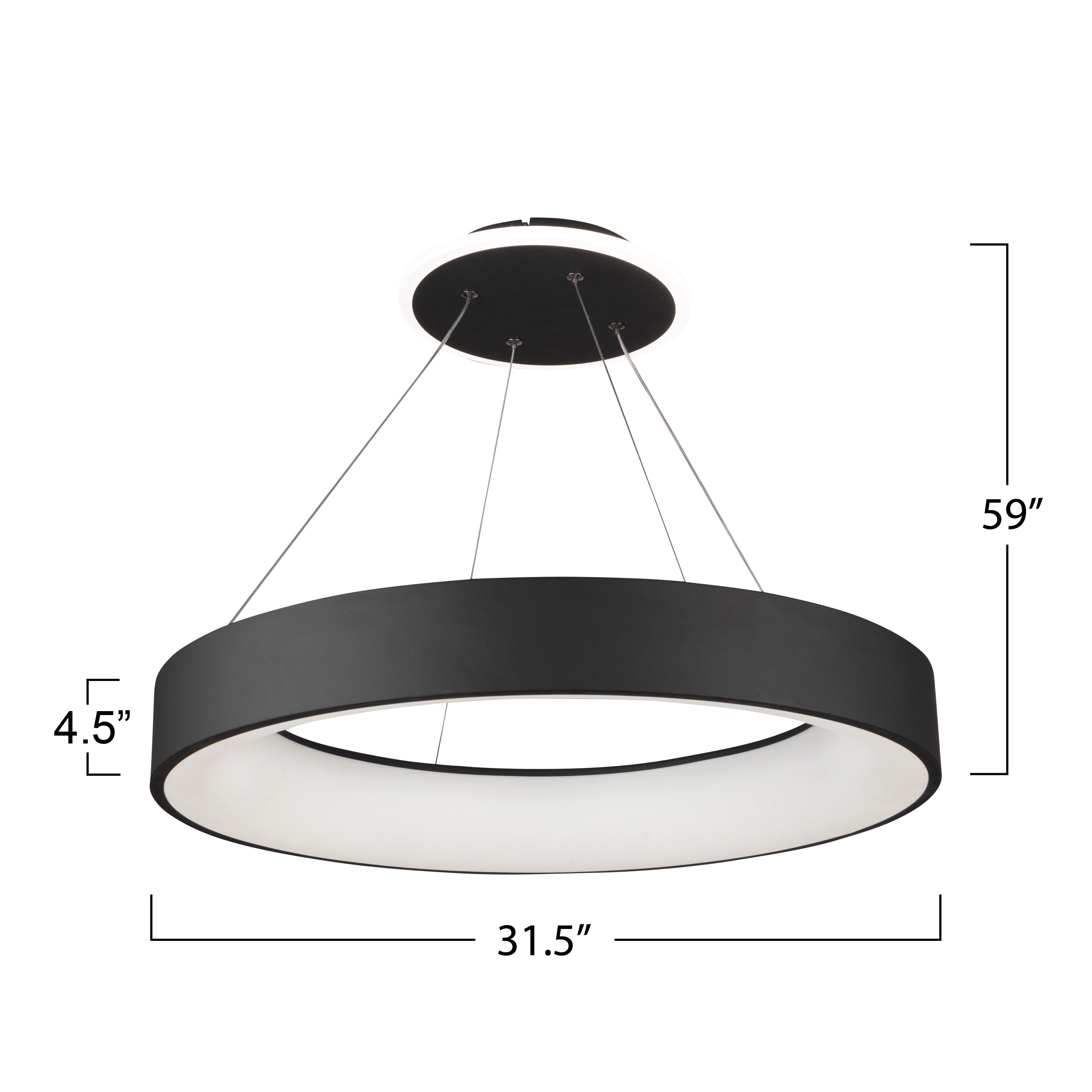 Lazio Collection Integrated LED Chandelier