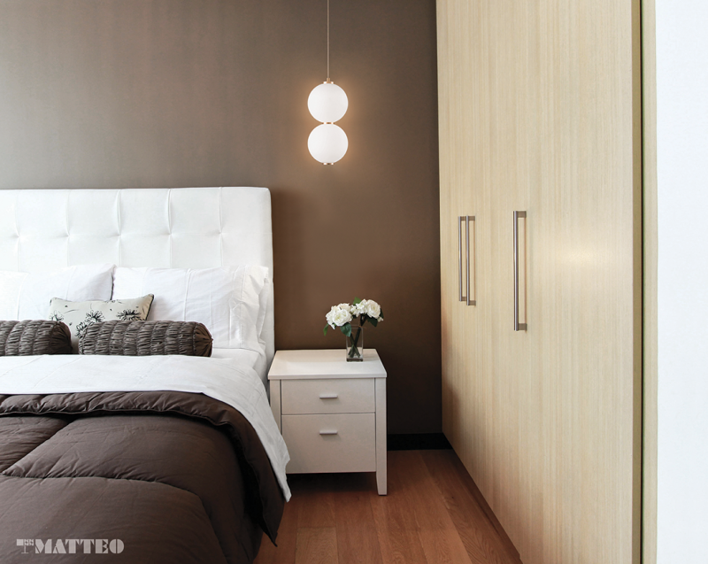 Dango pendant with Opal Glass in Oxidized Gold  by Matteo