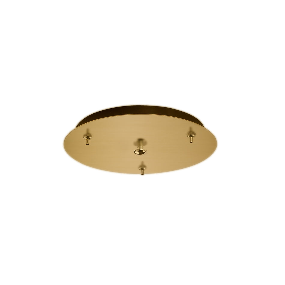 Canopy Brushed Gold LED Canopies by KUZCO