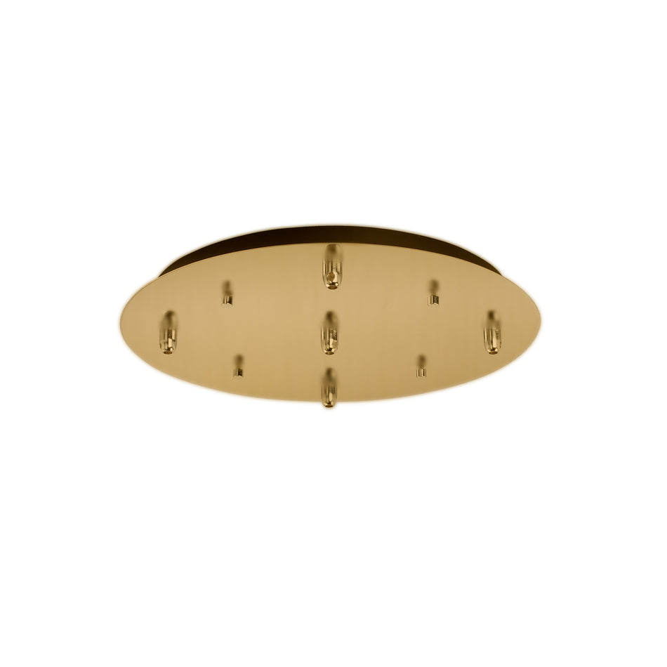 Canopy Brushed Gold LED Canopies by KUZCO