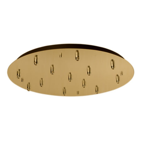 Canopy Brushed Gold LED Canopies by KUZCO