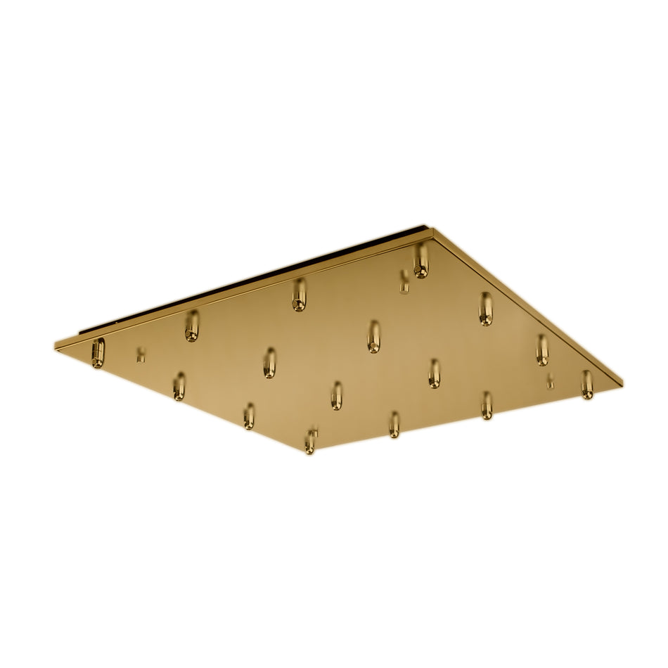 Canopy Brushed Gold LED Canopies by KUZCO
