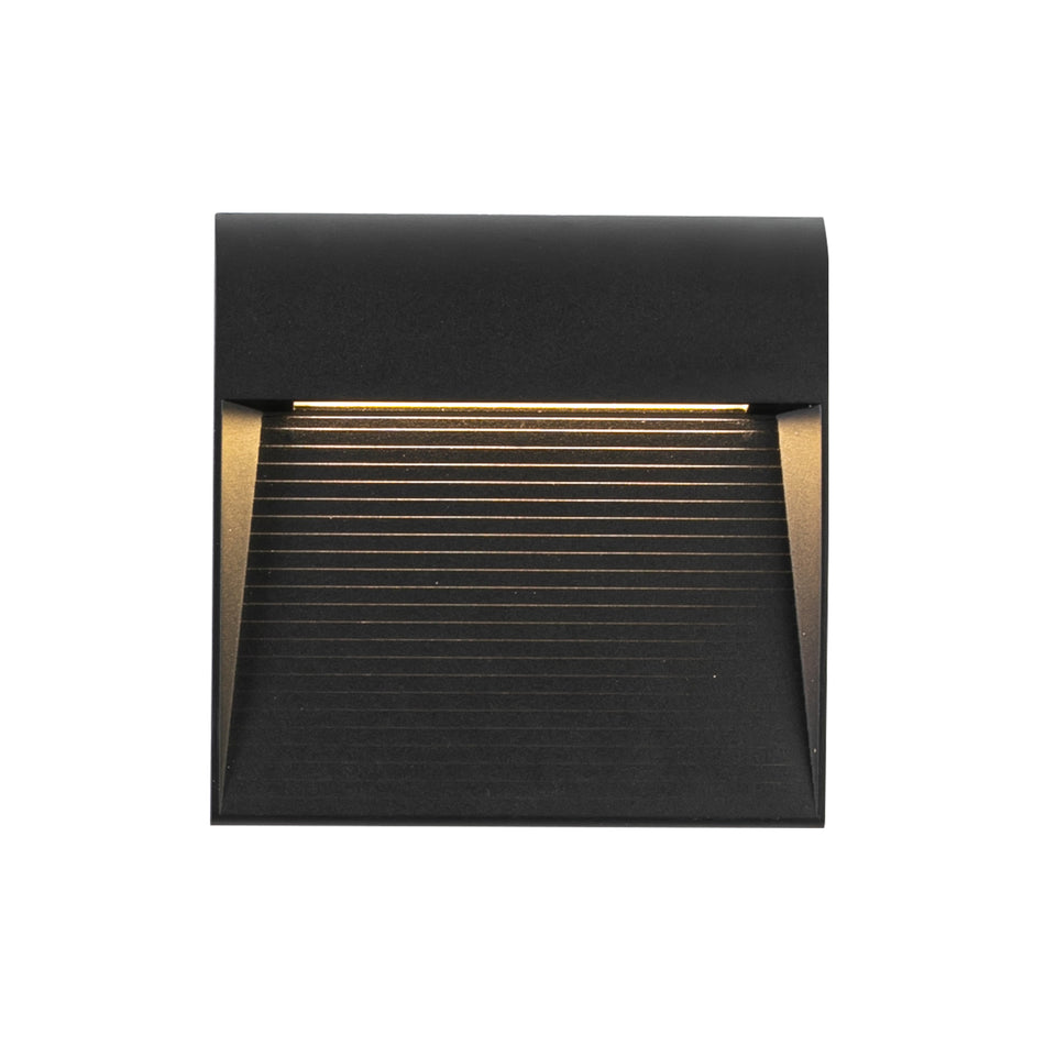 Casa 7-in Black LED Exterior Wall Sconce
