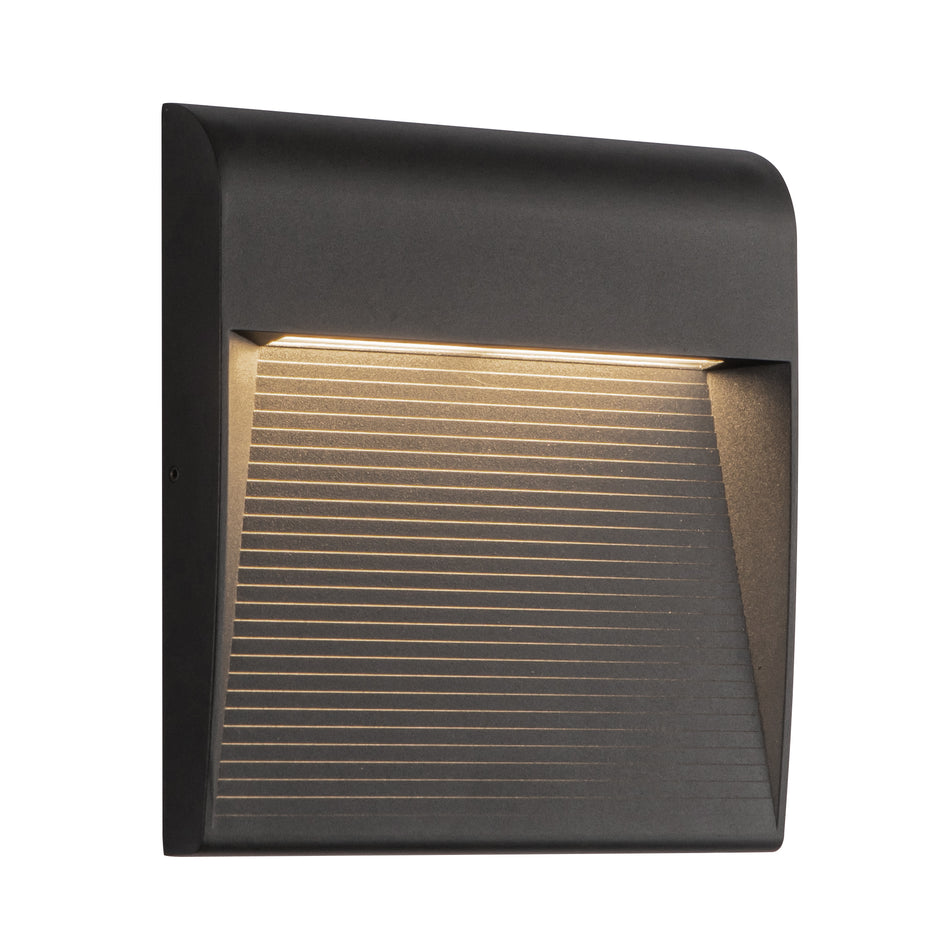 Casa 9-in Black LED Exterior Wall/Step Lights by KUZCO