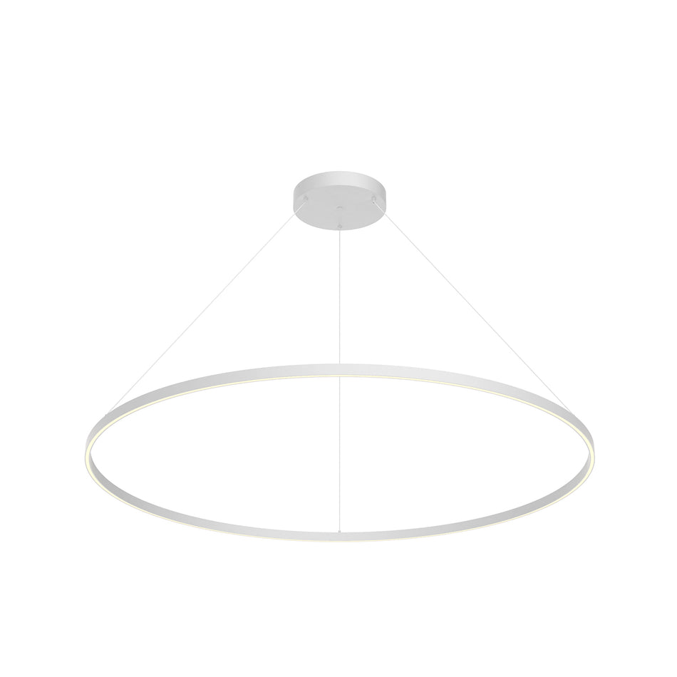 Cerchio 60-in White LED Pendant