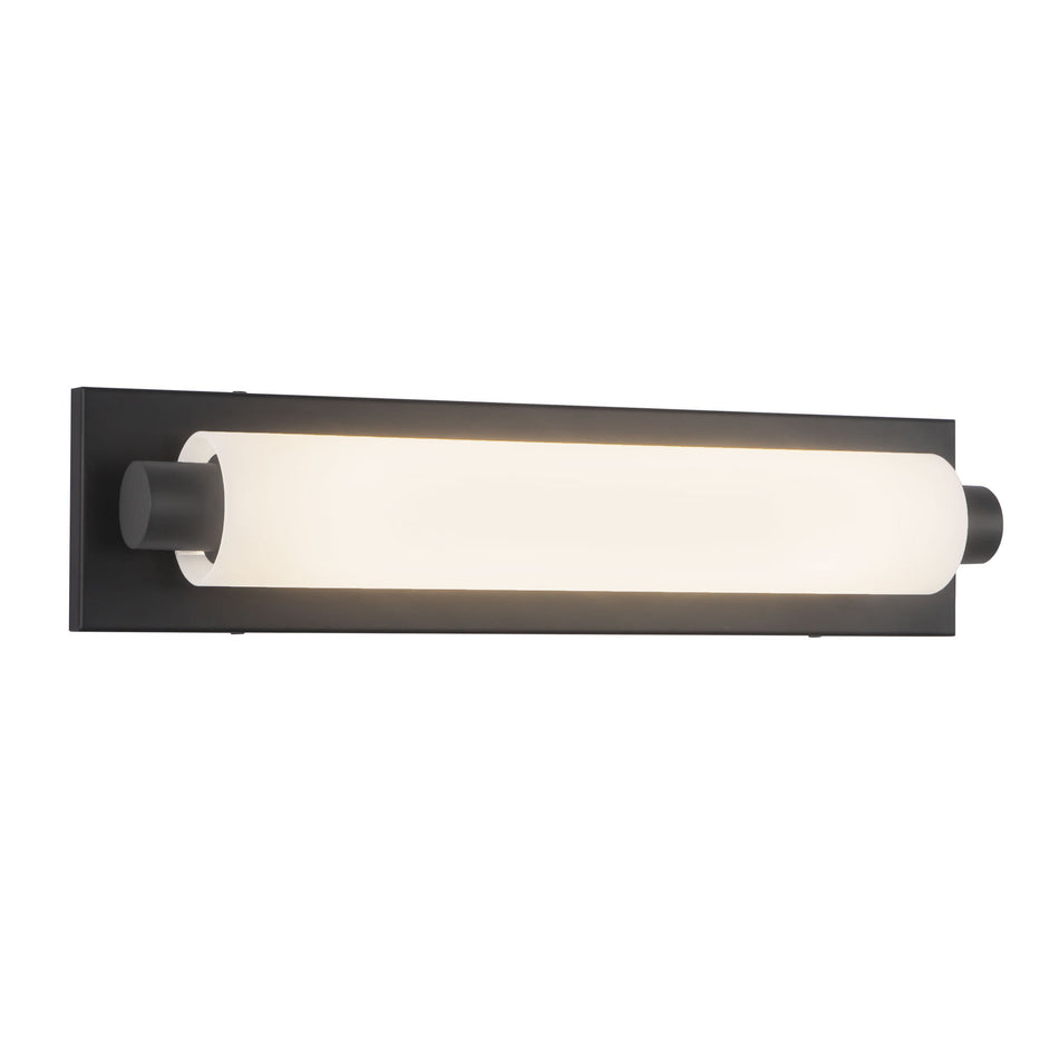 Charleston 19-in Black dimmable LED Bathroom Vanity Light