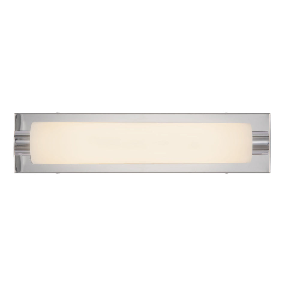 Charleston 19-in Silver dimmable LED Bathroom Vanity Light
