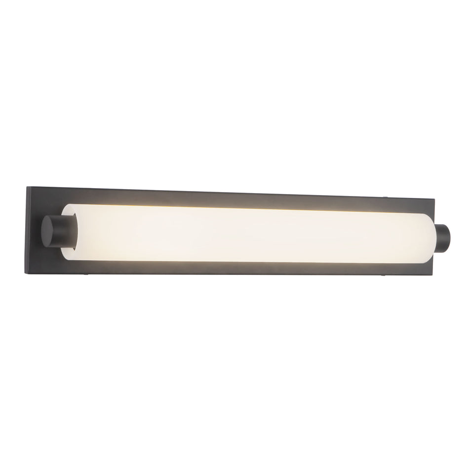 Charleston 24-in Black dimmable LED Bathroom Vanity Light