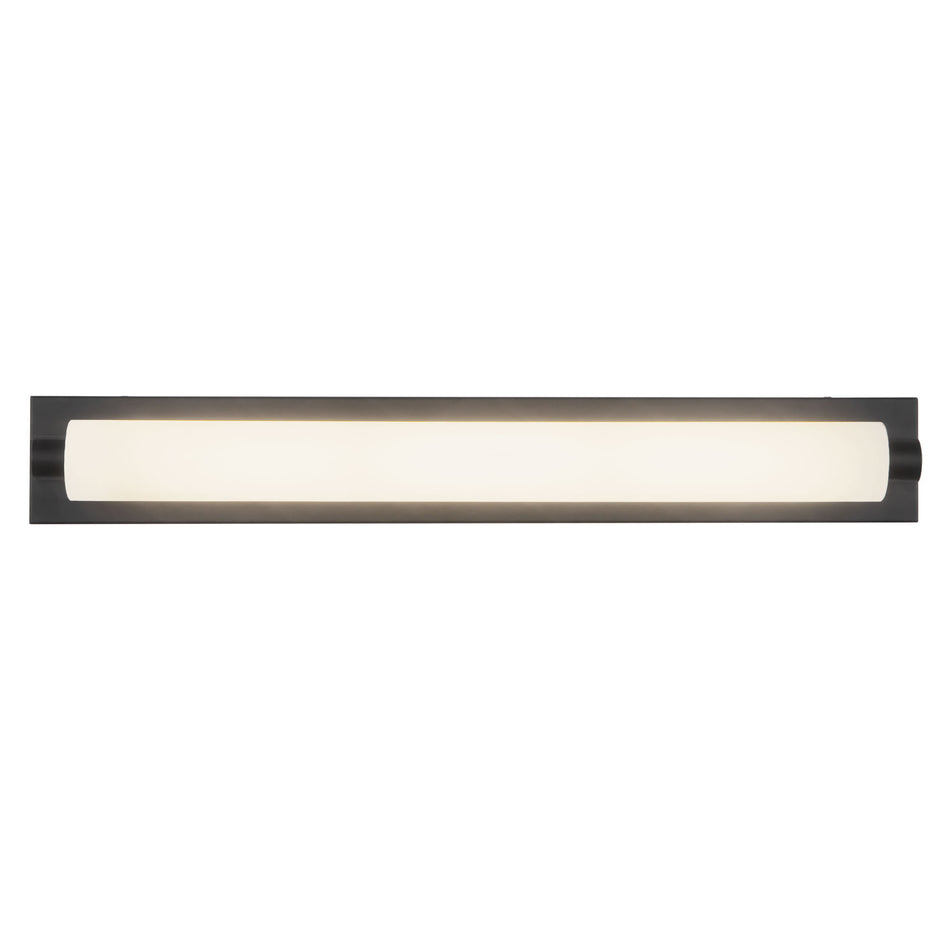 Charleston 31-in Black dimmable LED Bathroom Vanity Light