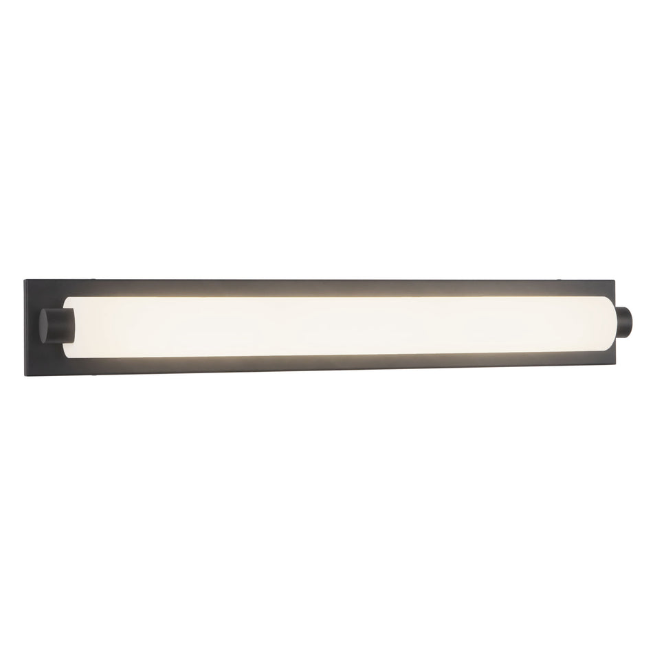 Charleston 31-in Black dimmable LED Bathroom Vanity Light