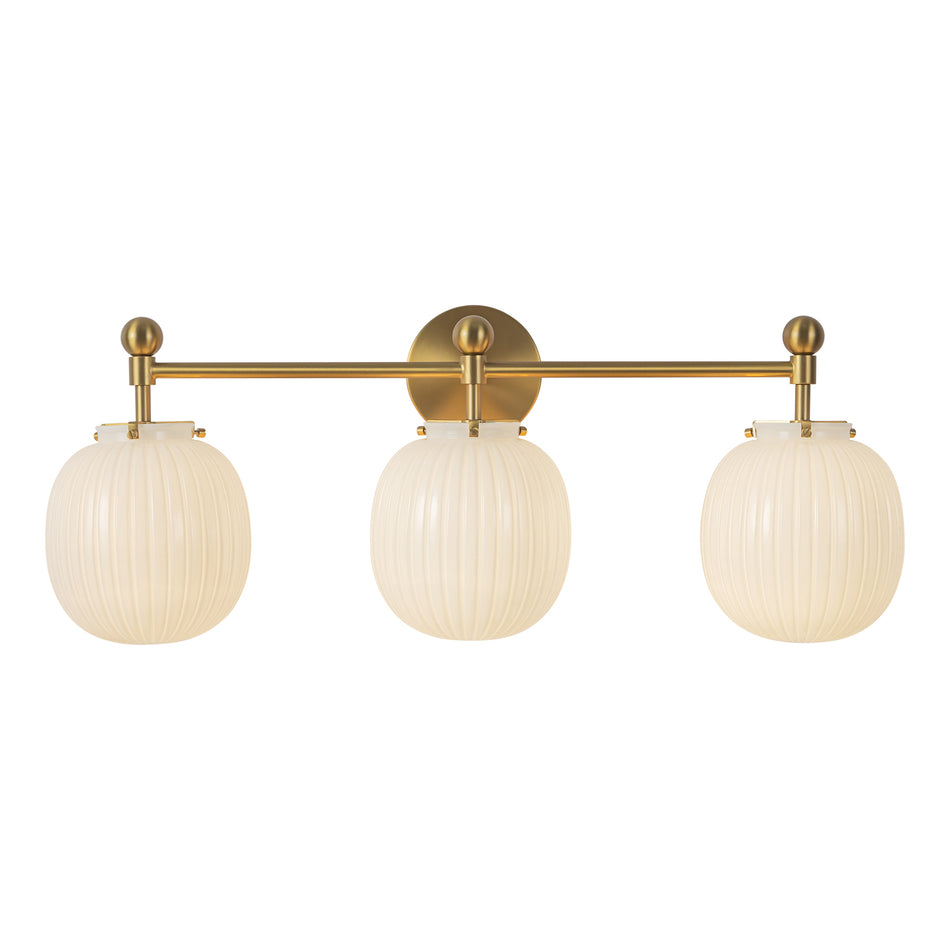 Cherise 29-in Gold Bathroom Vanity Light
