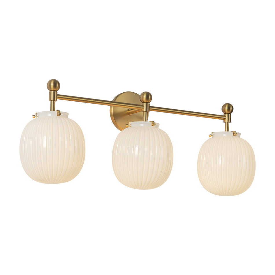 Cherise 29-in Gold Bathroom Vanity Light