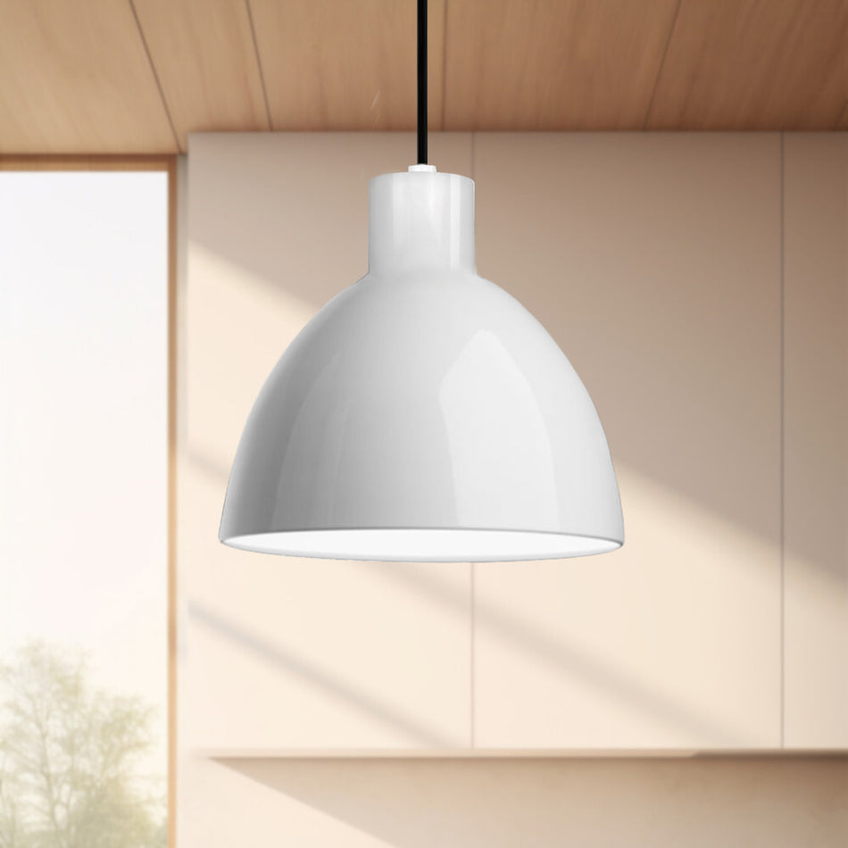 Chroma Black LED Pendant by KUZCO
