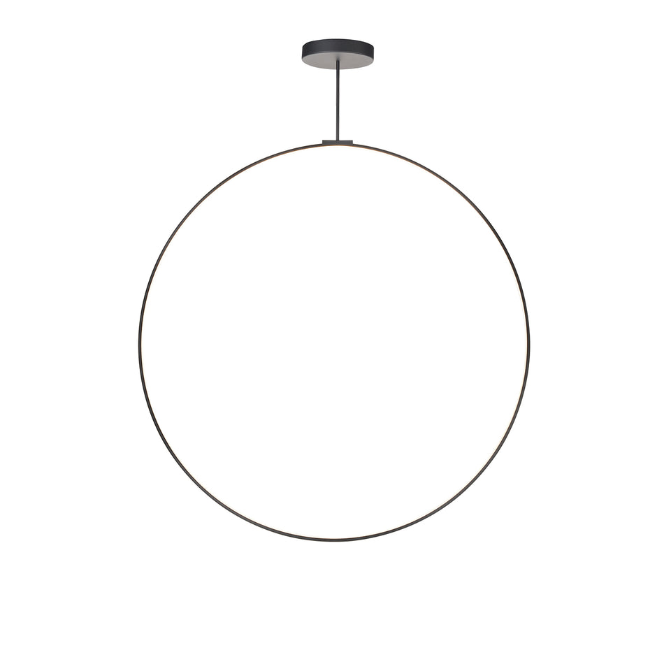 Cirque 60-in Black LED Pendant