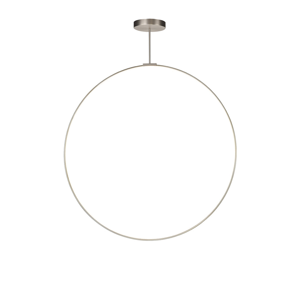 Cirque 60-in Brushed Nickel LED Pendant