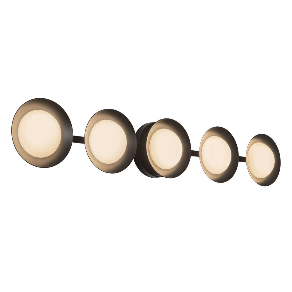 Cleo 36-in Black dimmable LED Bathroom Vanity Light