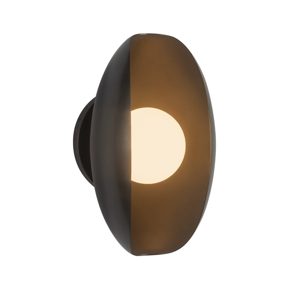 Cortez 5-in Black dimmable LED Bathroom Vanity Light