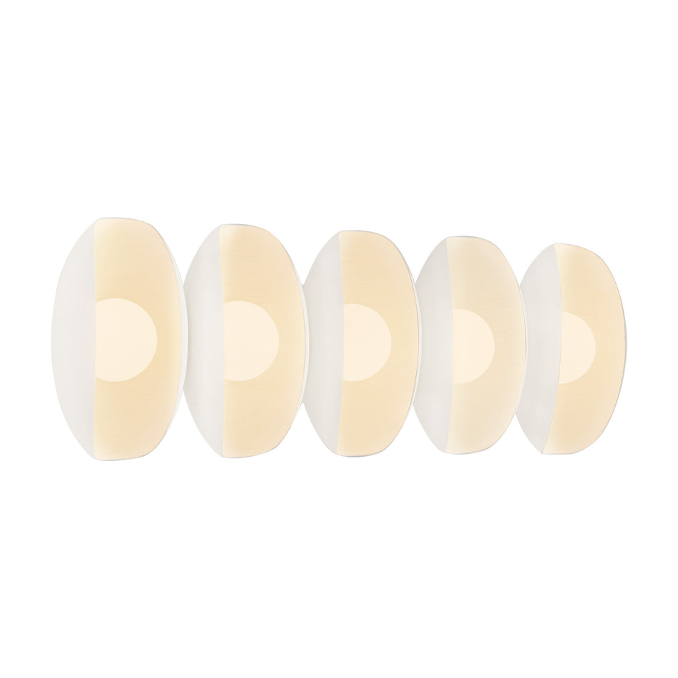 Cortez 26-in White dimmable LED Bathroom Vanity Light