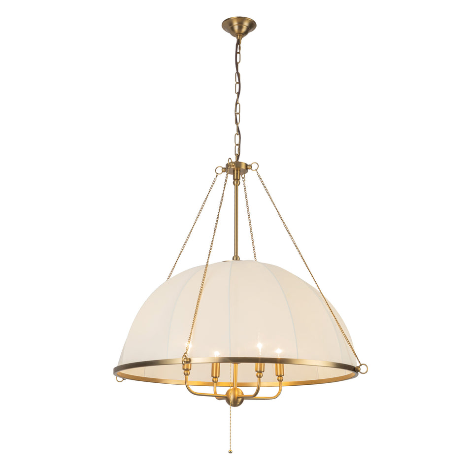 Crosby 33-in Brushed Gold Socket Chandelier by ALORA MOOD