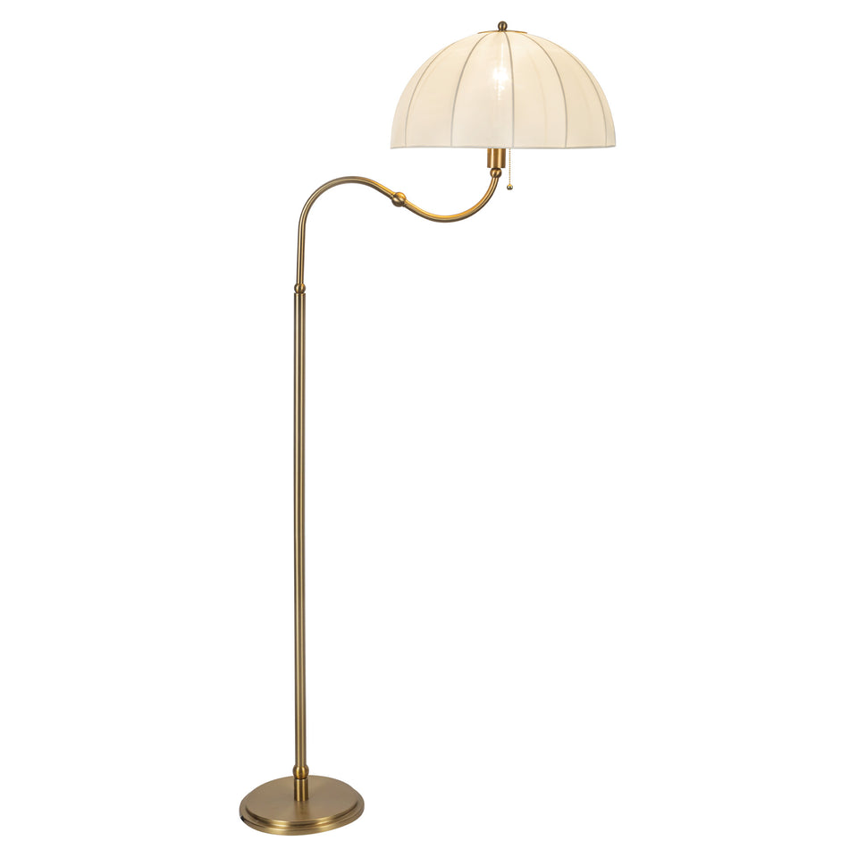 Crosby 68-in Brushed Gold Socket Floor Lamp