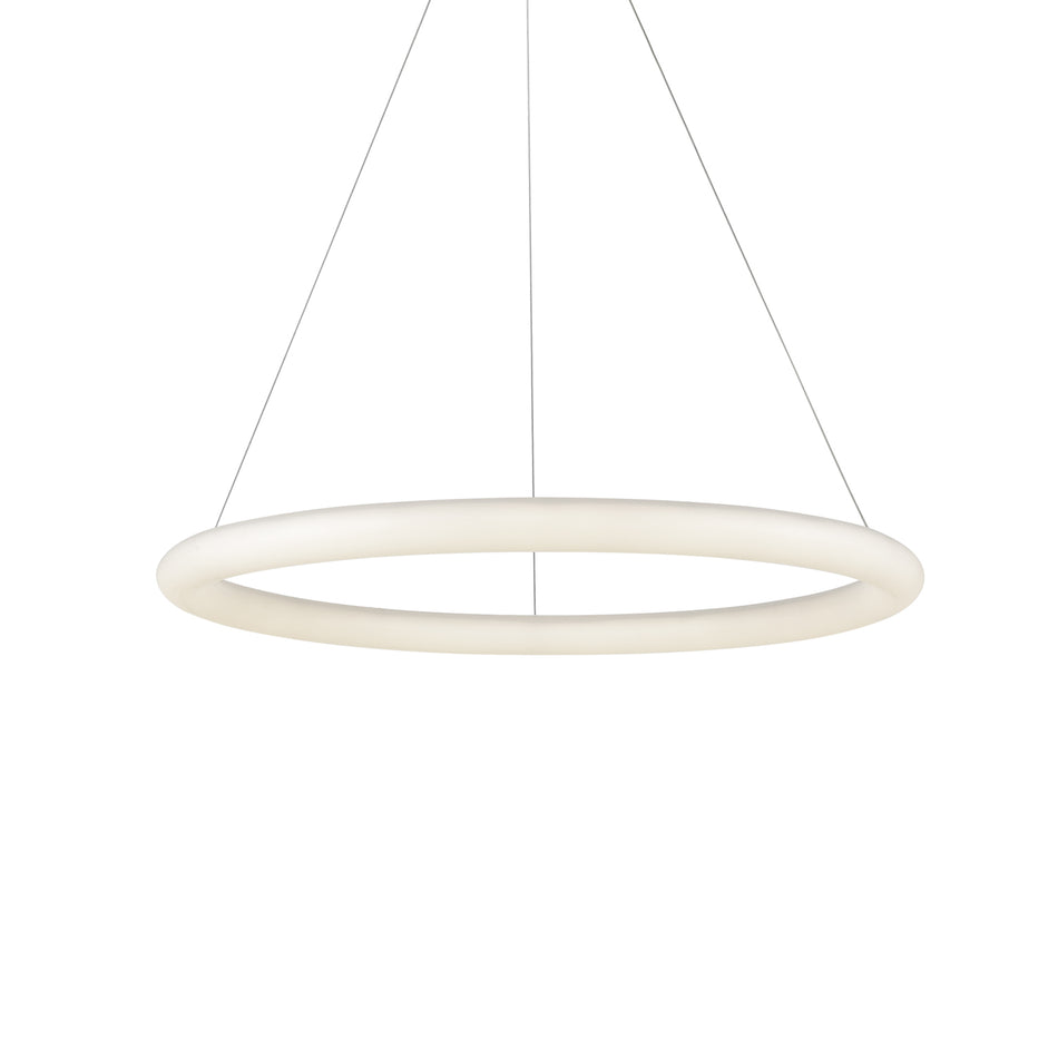 Cumulus Minor 32-in White LED Pendant
