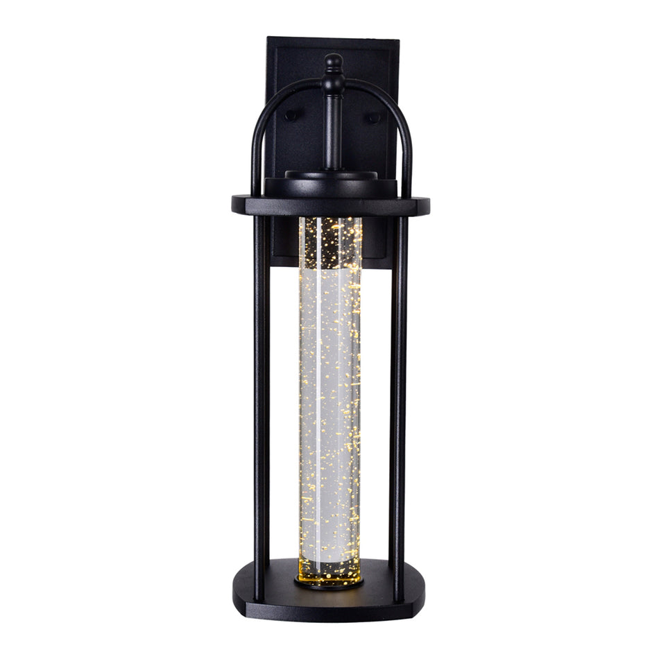 Greenwood LED Black Outdoor Wall Lantern by CWI