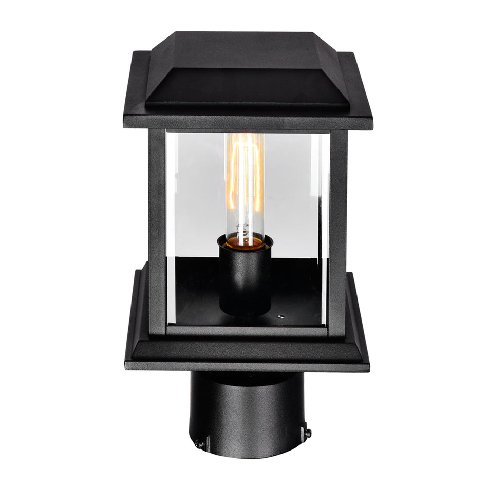 Blackbridge 1 Light Black Outdoor Lantern Head by CWI