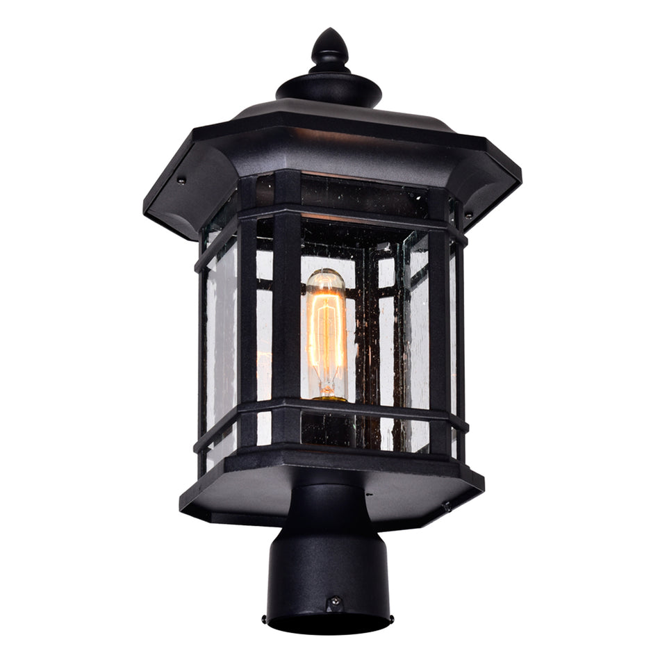 Blackburn 1 Light Black Outdoor Lantern Head by CWI