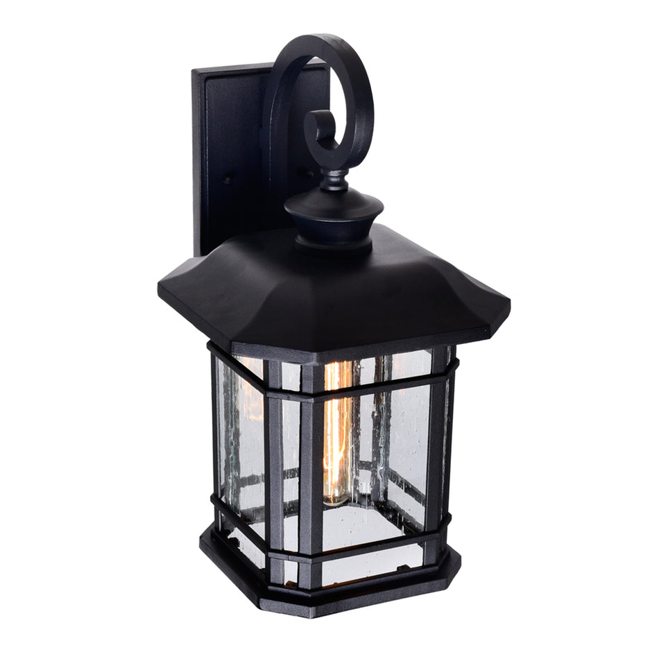 Blackburn 1 Light Black Outdoor Wall Lantern by CWI