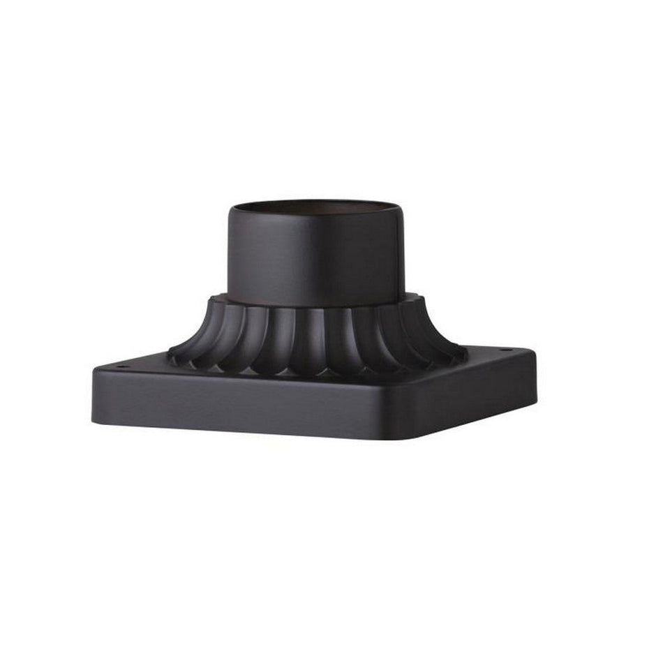 Granville 3.25" Black Outdoor Pier Mount Base