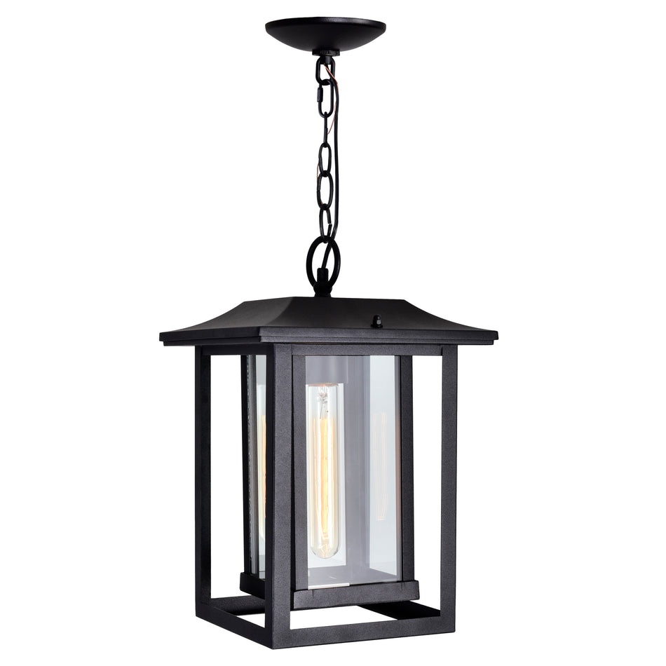 Winfield 1 Light Black Outdoor Lantern Head