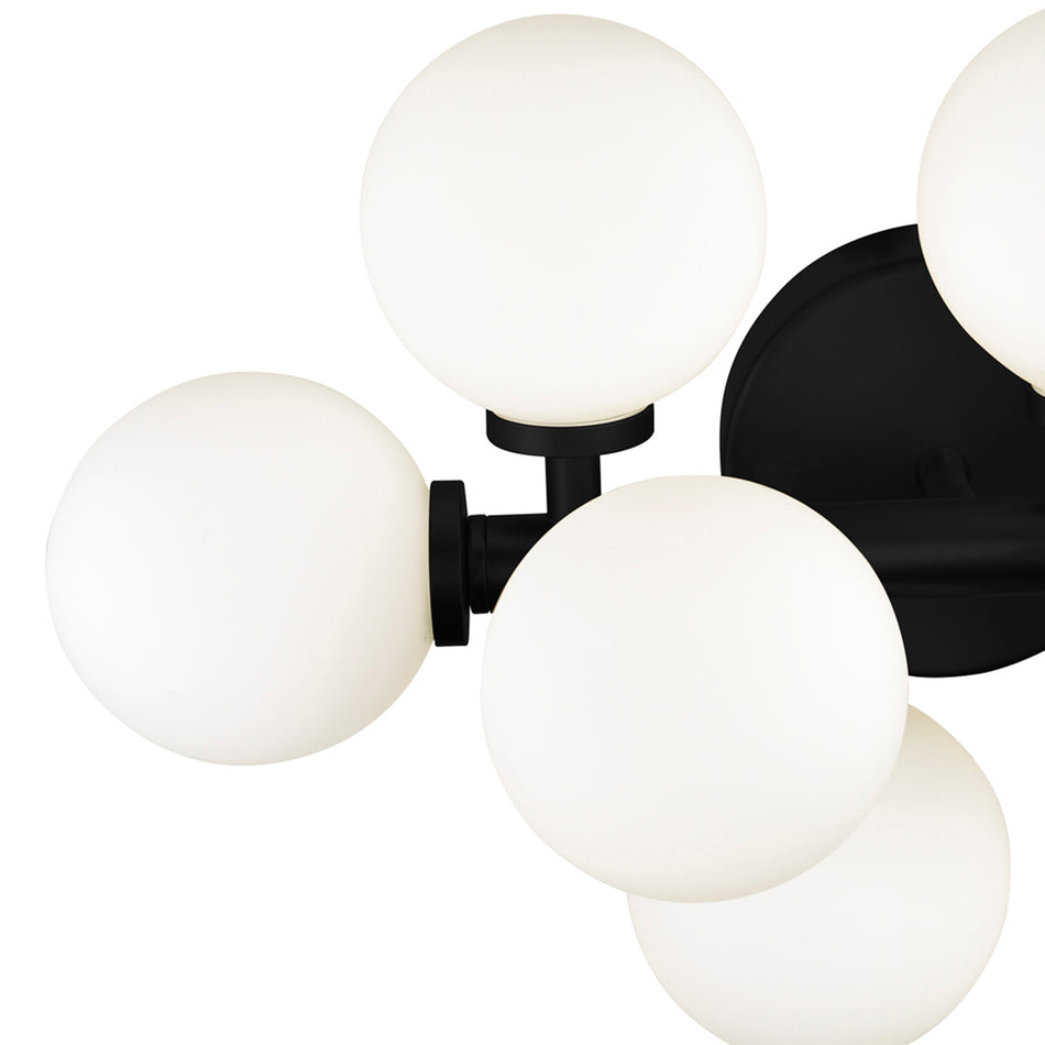 Arya 8 Light Black Wall Sconce by CWI