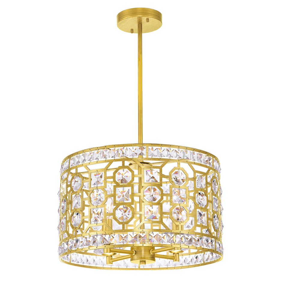 Belinda 4 Light Champagne Chandelier