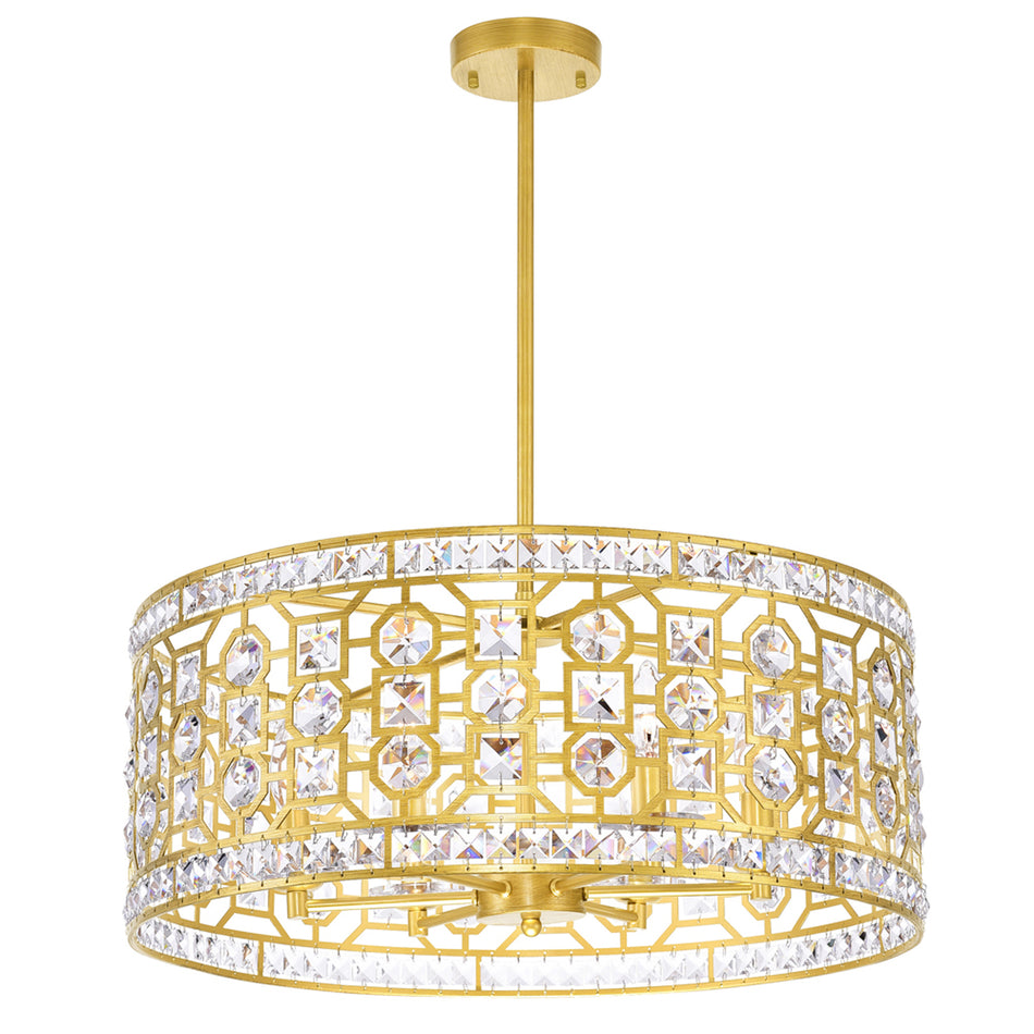 Belinda 6 Light Champagne Chandelier