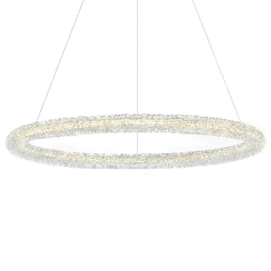 Arielle LED Chandelier With Chrome Finish by CWI