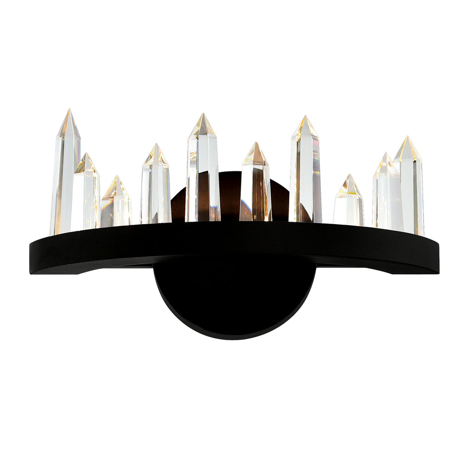 Juliette Integrated LED Black Wall Sconce