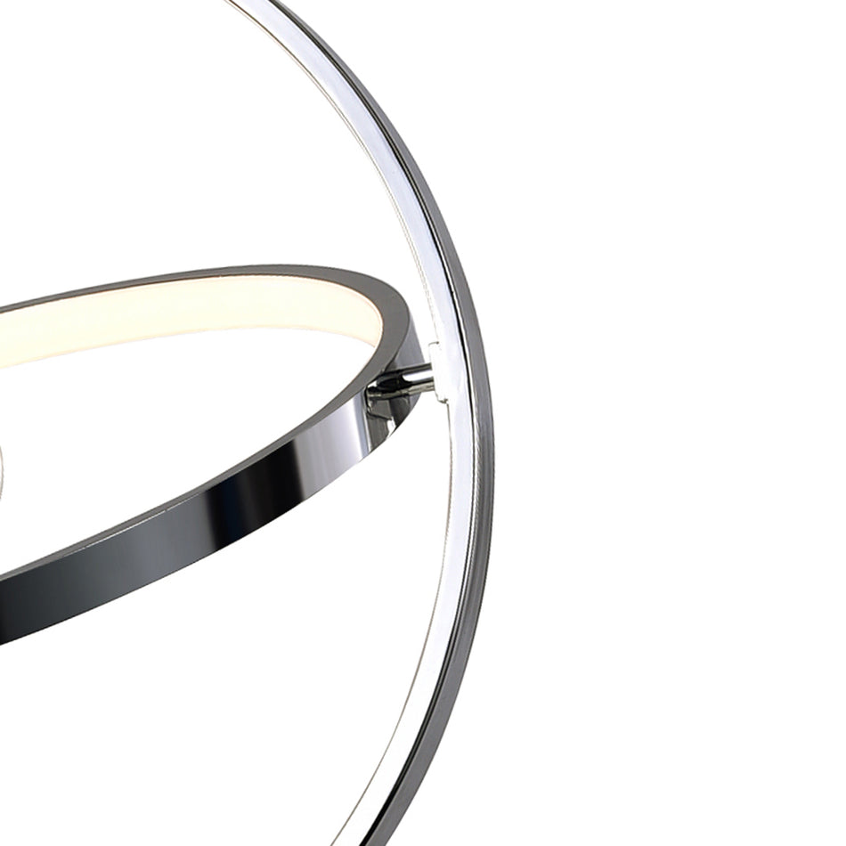 Colette LED Chandelier With Chrome Finish by CWI