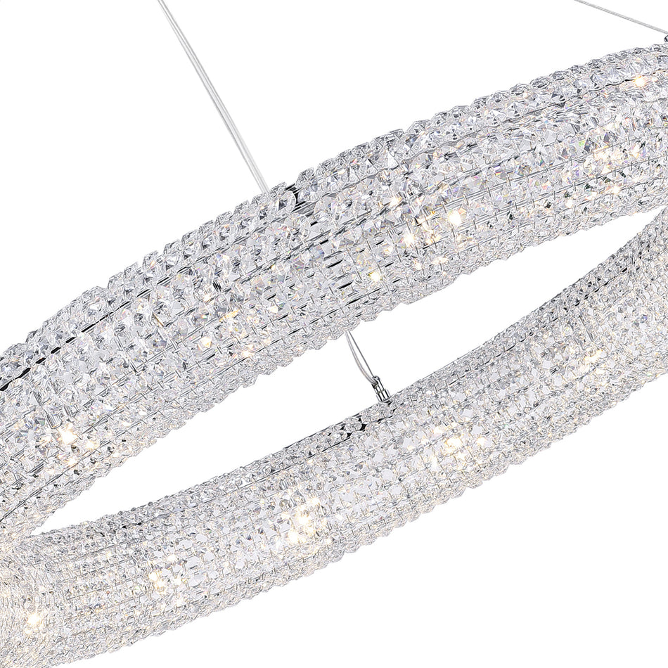 Veronique 16 Light Chrome Chandelier by CWI