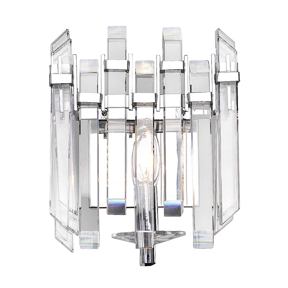 Henrietta 1 Light Wall Sconce With Chrome Finish