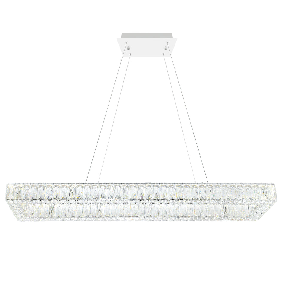 Felicity Integrated LED 52in Chrome Chandelier
