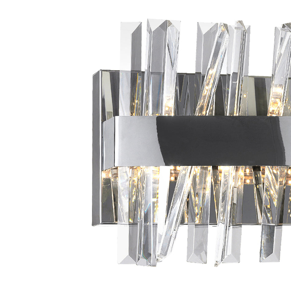 Faye LED Wall Sconce With Chrome Finish by CWI