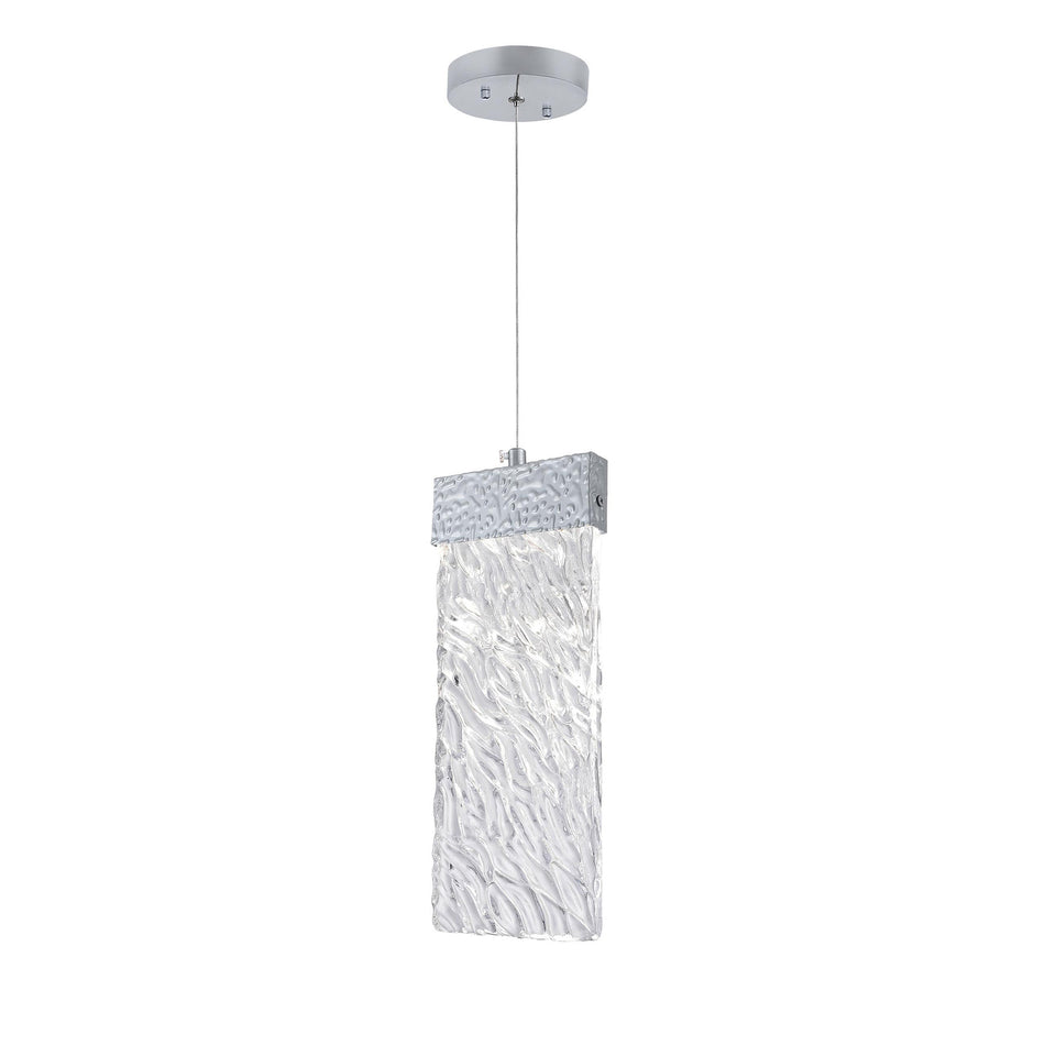 Carolina Integrated LED 5in Pewter Pendant