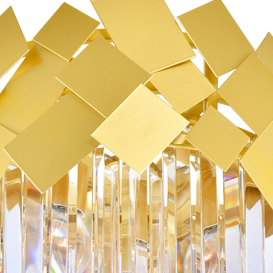 Panache 10 Light Down Chandelier With Medallion Gold Finish by CWI