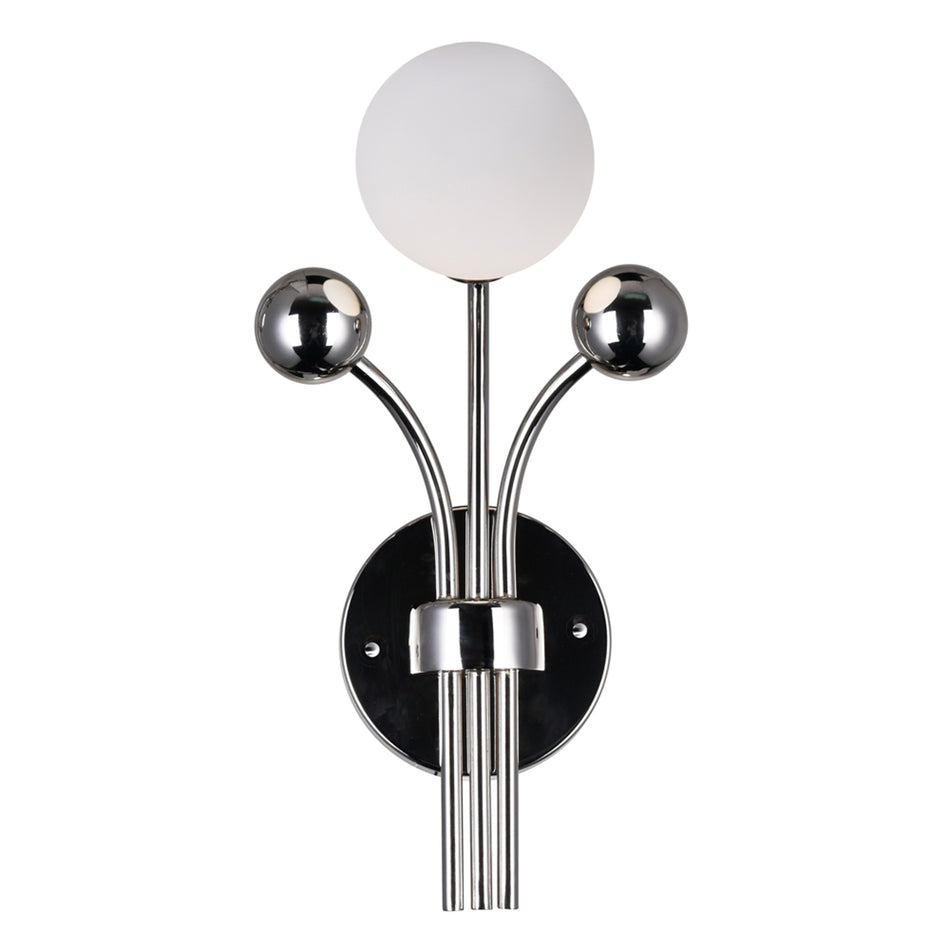 Element 1 Light Wall Light With Polished Nickel Finish by CWI
